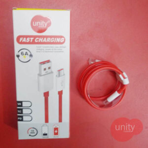 6 Amp Charging Data Cable for Phone - Type C (Box Packing, 6 Months Warranty)