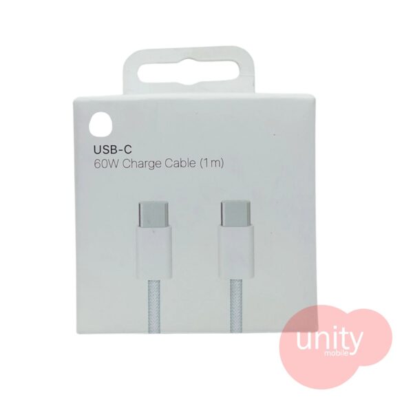 C-C iPhone Compatible Cable 20 Watt Support - OG Fast Charging