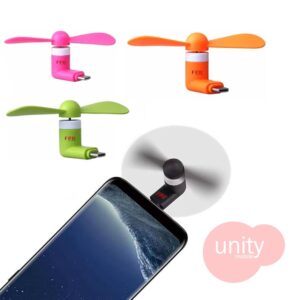 USB Fan for Mobile - Easy to Carry With V8 Connector