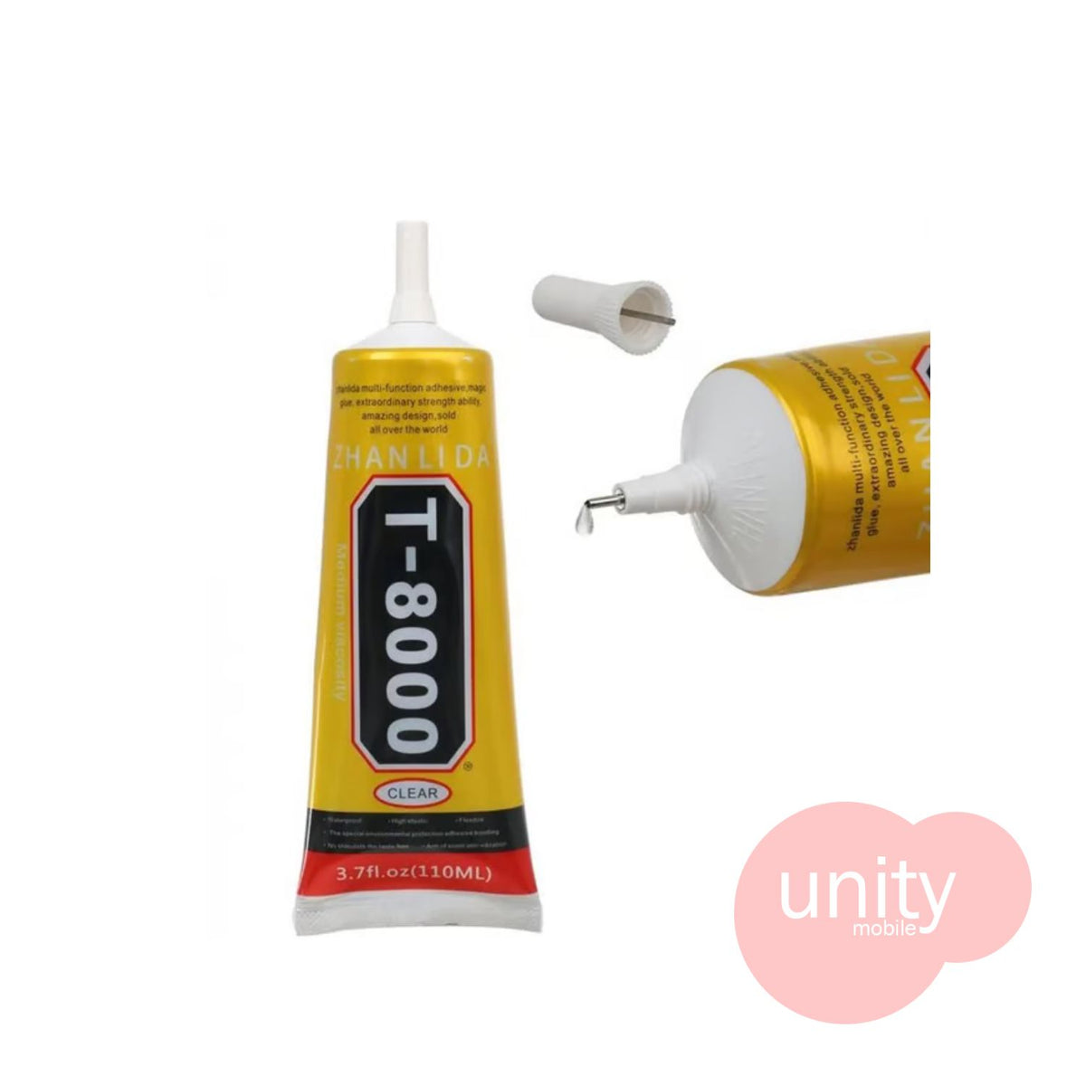 Soft Glue for Mobile T8000 (Transparent)