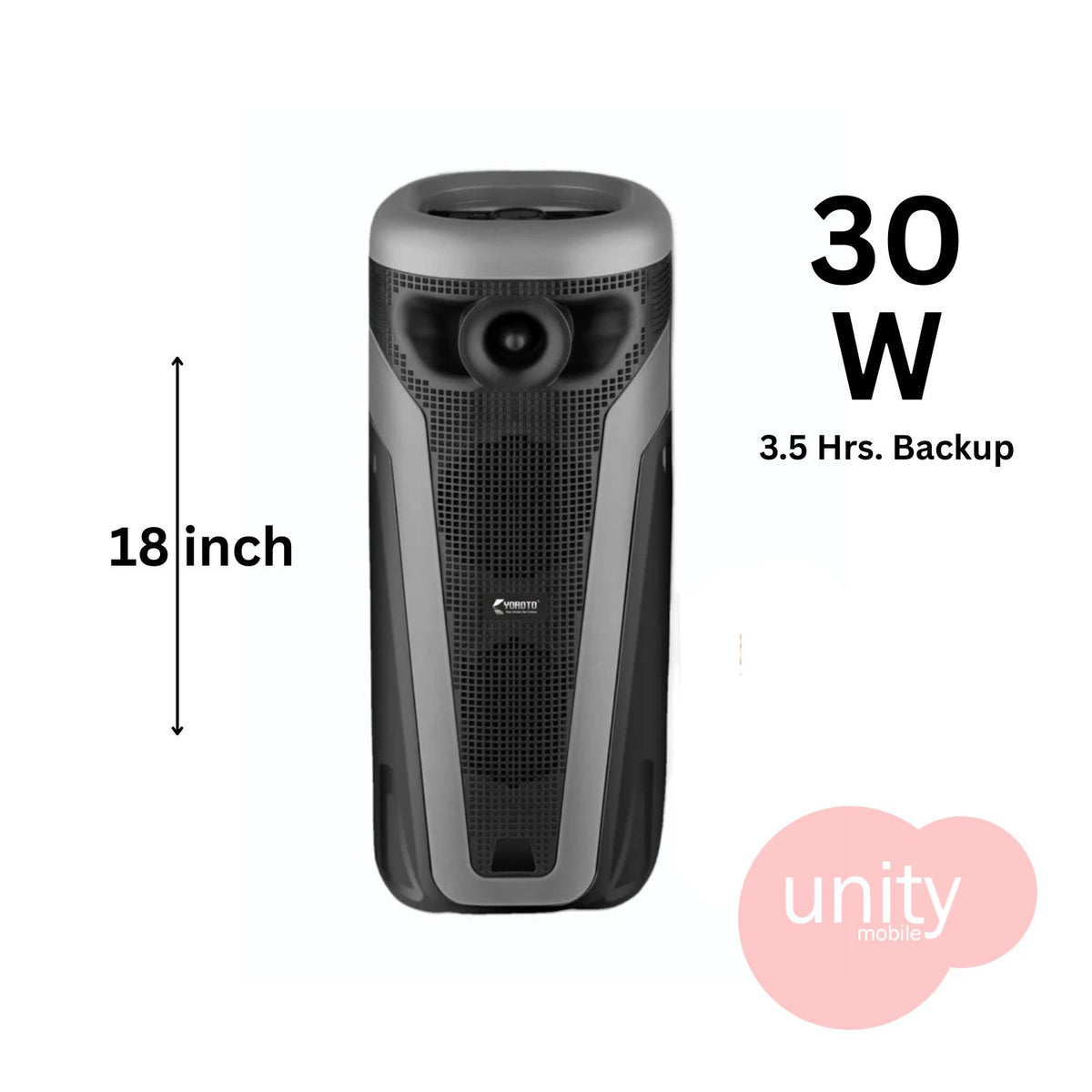 Bluetooth Party Speaker with 3.5 Hr backup