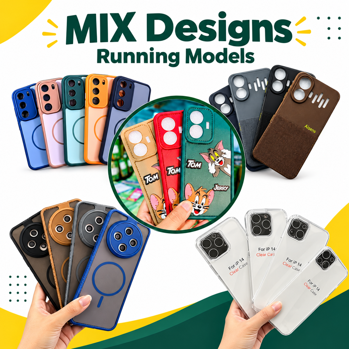 Running models (Android) cover with mix design