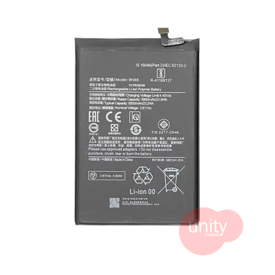 Mi Phone Battery Model BN66 (6 Months Customer Warranty)