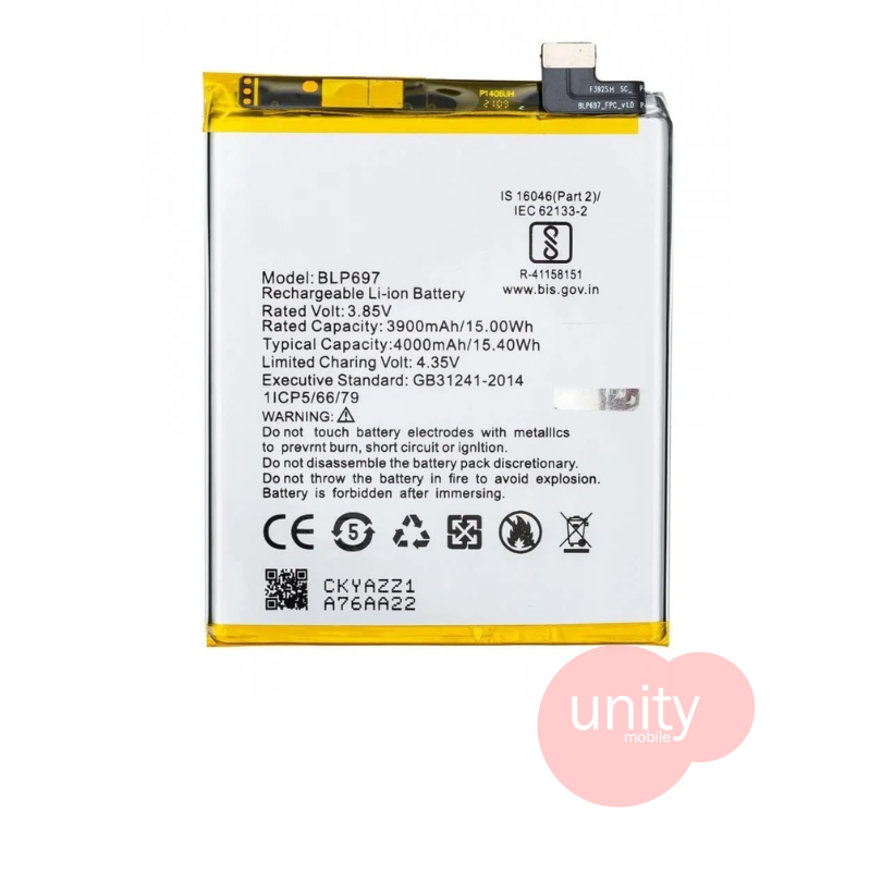 Oppo / Realme Phone Battery Model BLP697 (6 Months Customer Warranty)