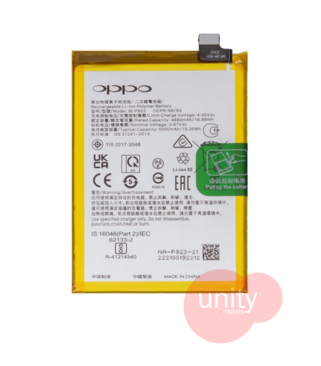 Oppo / Realme Phone Battery Model BLP923 (6 Months Customer Warranty)