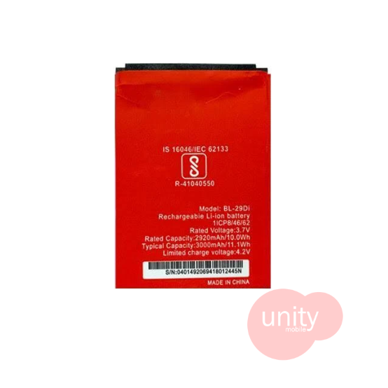 Itel BL 29di Battery 3000 mAh 4.2V (6 months reaplacement warranty)
