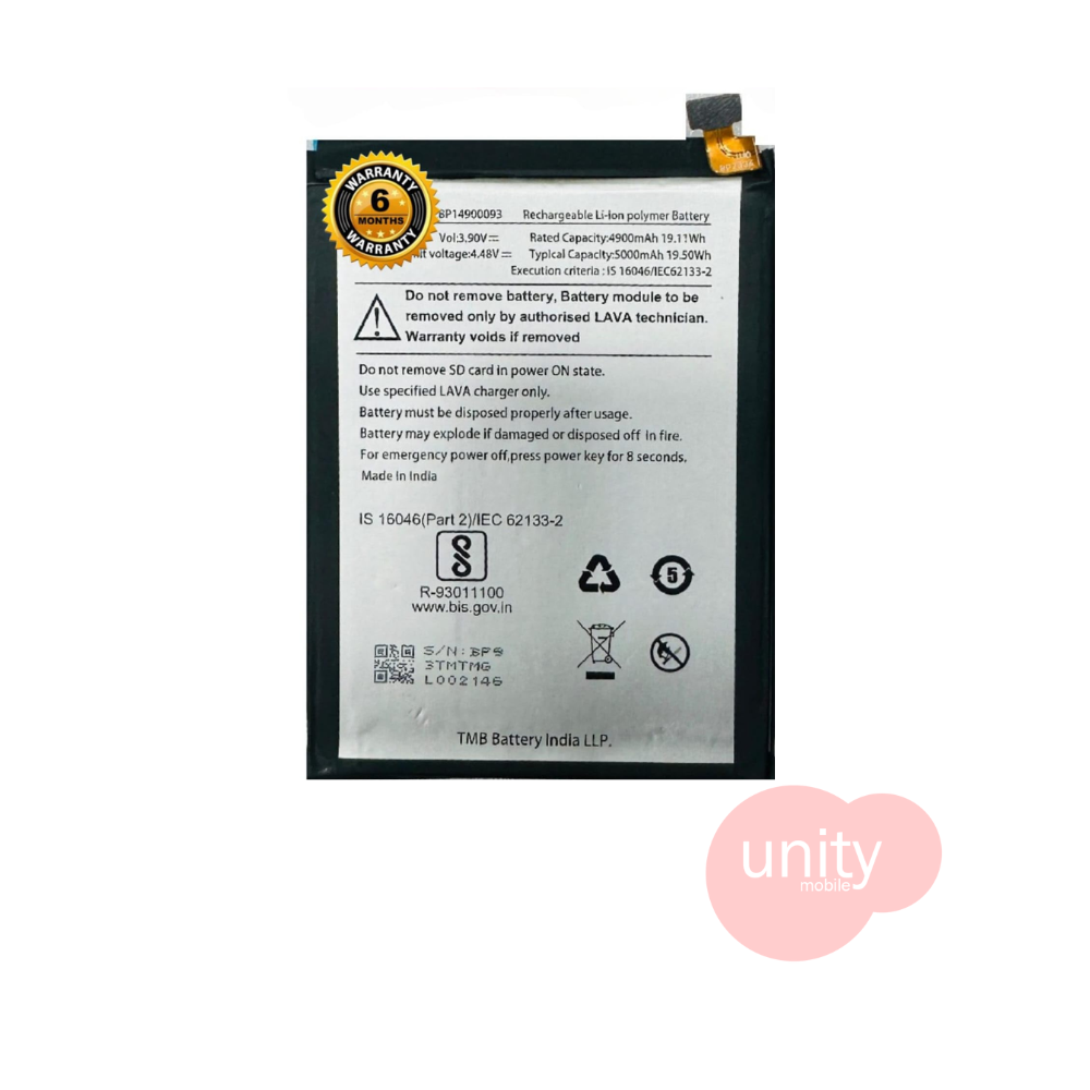 Lava Phone Battery Model LBP0093 (6 Months Customer Warranty)