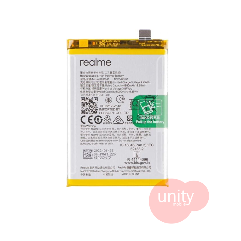 Oppo / Realme Phone Battery Model BLP841 (6 Months Customer Warranty)