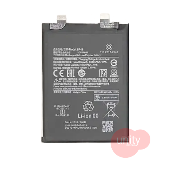 Mi Phone Battery Model BP49 (6 Months Customer Warranty)