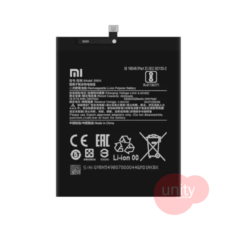 Mi Phone Battery Model BN54 (6 Months Customer Warranty)
