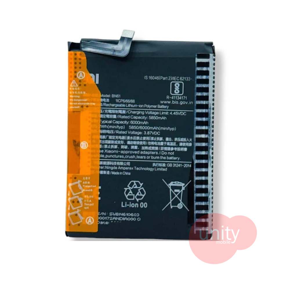 Mi Phone Battery Model BN61 (6 Months Customer Warranty)