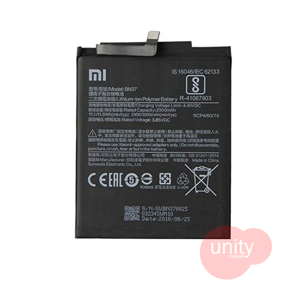 Mi Phone Battery Model BN37 (6 Months Customer Warranty)