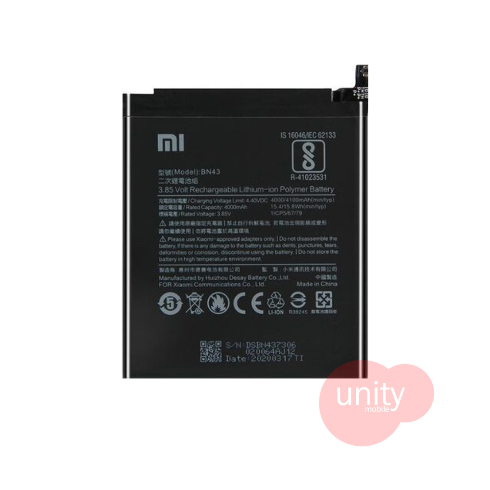 Mi Phone Battery Model BN43 (6 Months Customer Warranty)