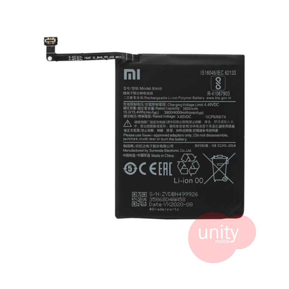 Mi Phone Battery Model BN49 (6 Months Customer Warranty)