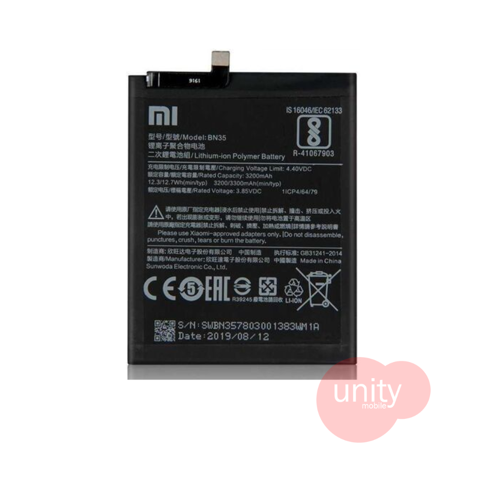 Mi Phone Battery Model BN35 (6 Months Customer Warranty)