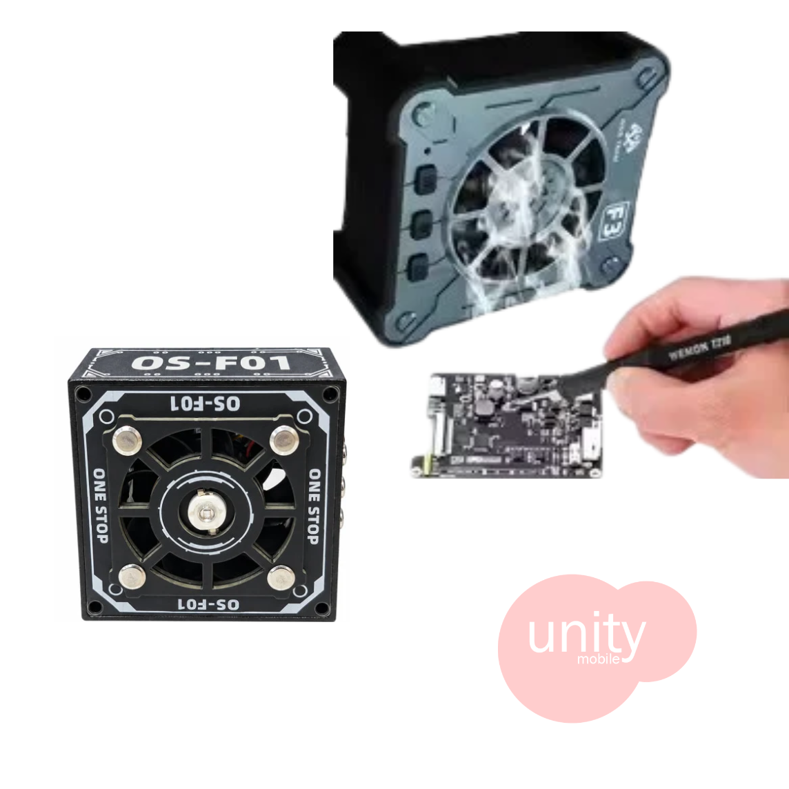 UV Cooling Fan For Motherboard Mobile Repair