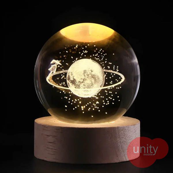 Galaxy gifting Crystal Ball with USB light