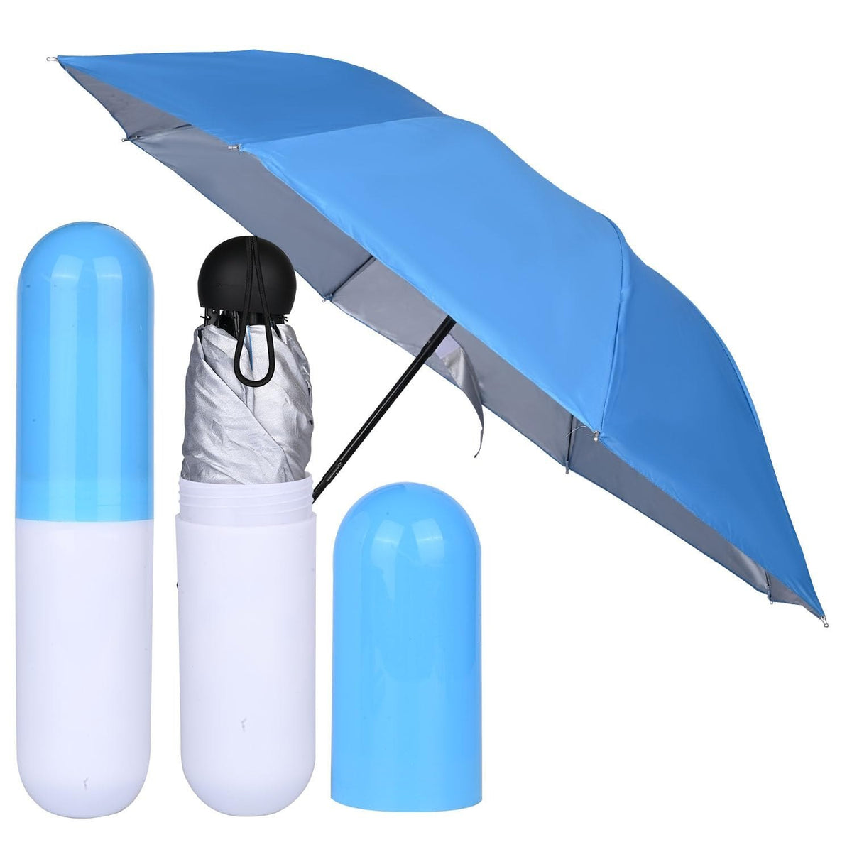 Capsule Umbrella (Big Size - Multiple Colors)