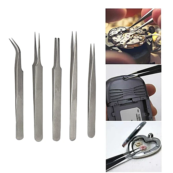 5 in 1 Tweezer Chimti for Repairing - All Purpose