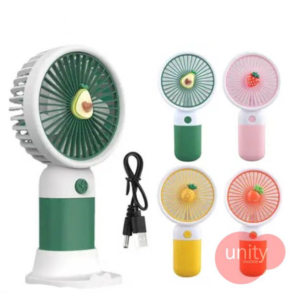 Cool Mini Fan Portable Handy Rechargeable (Multiple color and design)