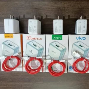 80 Watt Realme /oppo/vivo/oneplus Supported Fast Charger with TC Cable 1 year customer warranty