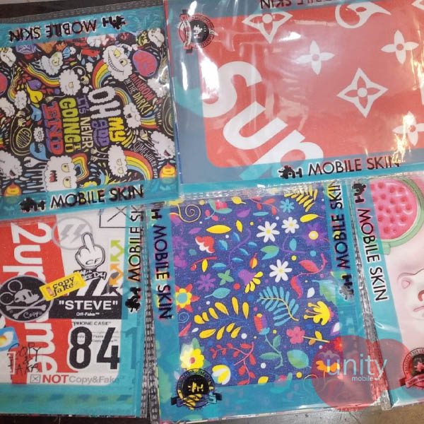 Premium Back Lamination Sticker Glittering Shine (10 pieces with Mix Design )