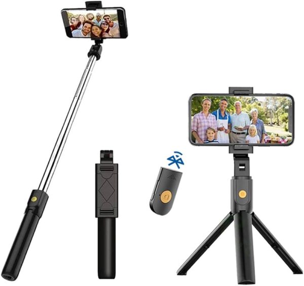 Selfie Stick with Bluetooth & Without Light