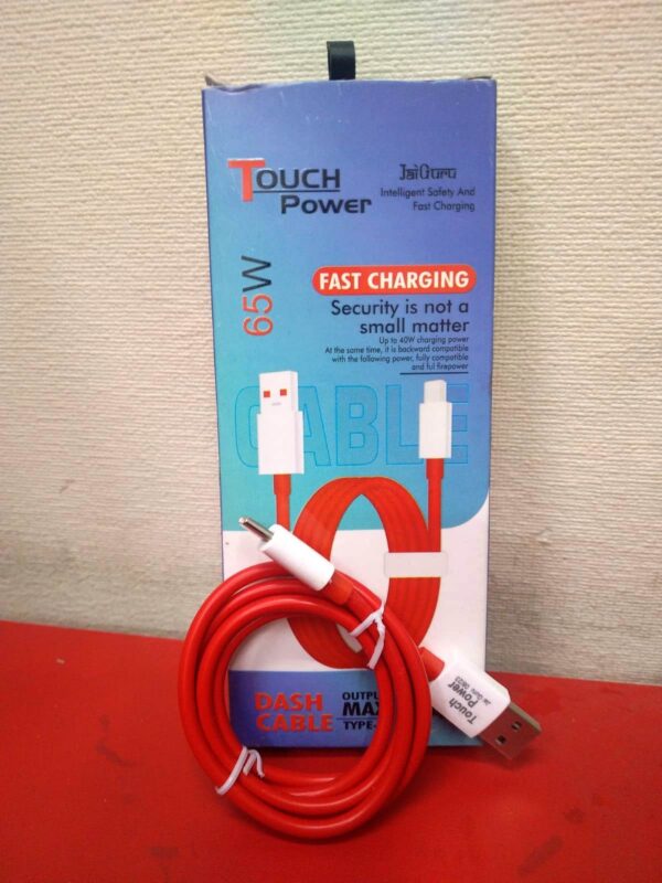 Vooc/Dash Fast Charging Cable 65Watt 6Amp