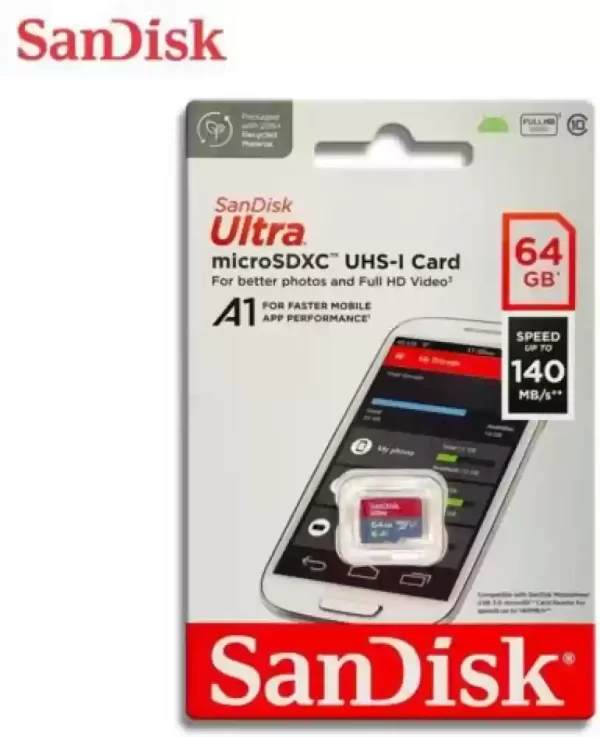 64GB Memory Card Original SanDisk (Service Center Warranty)