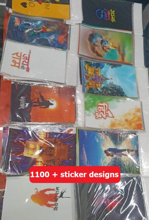 Mobile back designer sticker (Plastic Print)