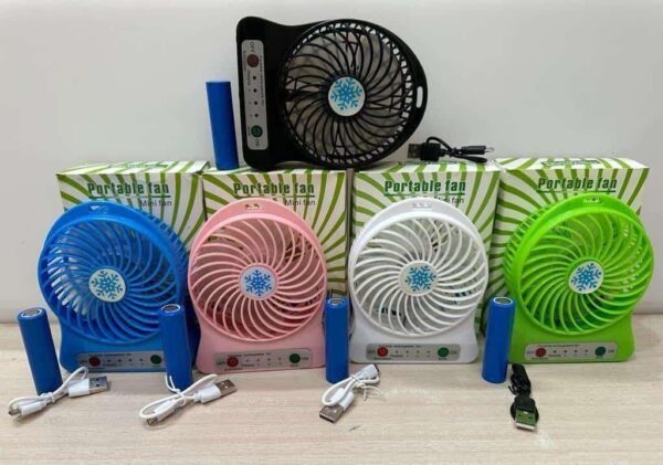 Portable Fan USB Charging