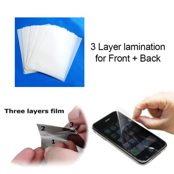 Mobile lamination 3 layer film