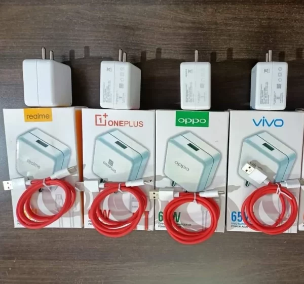 120 Watt Realme /oppo/vivo/oneplus Type Charger With Cable