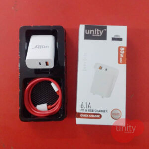 PD + USB Charger with fast cable Type C included