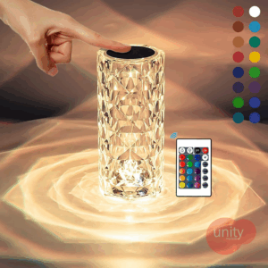 Decorative Touch Lamp with Remote (3 Color change after touch on top) with Remote