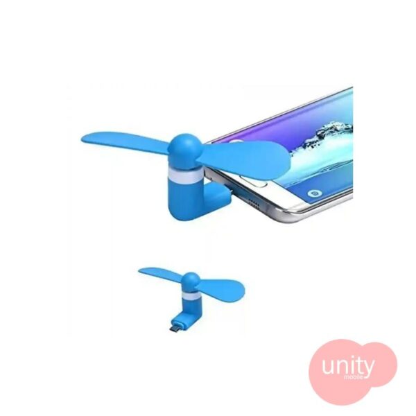 USB OTG Portable Fan Direct Connect to Phone