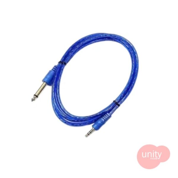 Mono Aux Cable (6.33mm for Amplifier to Mobile, laptop, etc. 3.5mm)