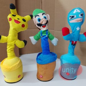 Multiple Design Dancing Cactus Toy for Kids - Rechargeable - Hot Selling